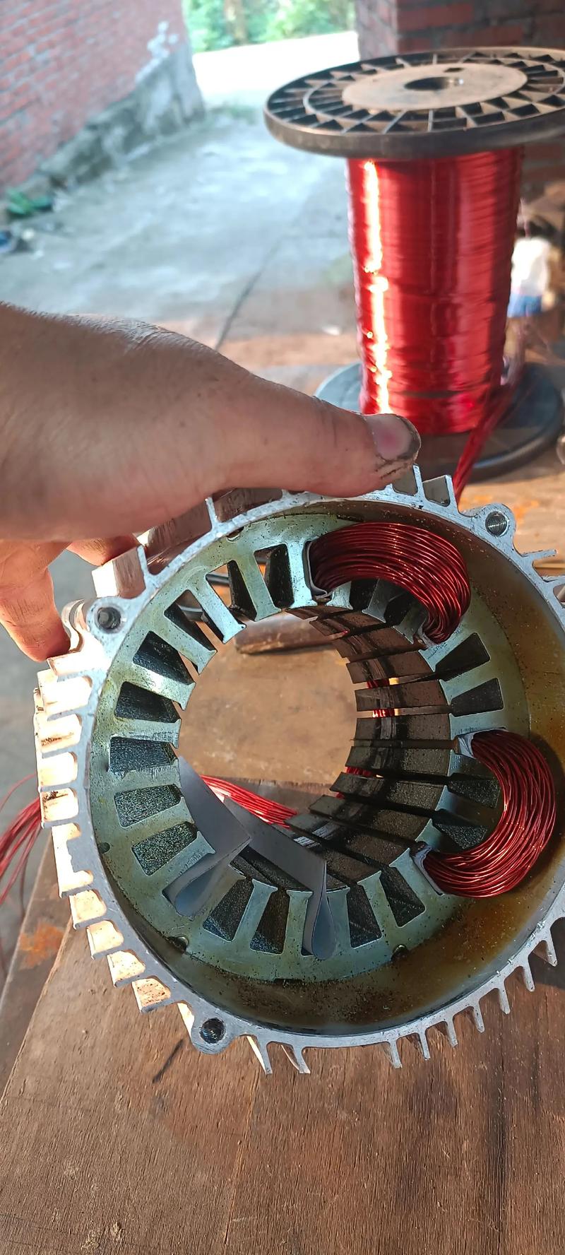 三輪車直流無刷電機修理!